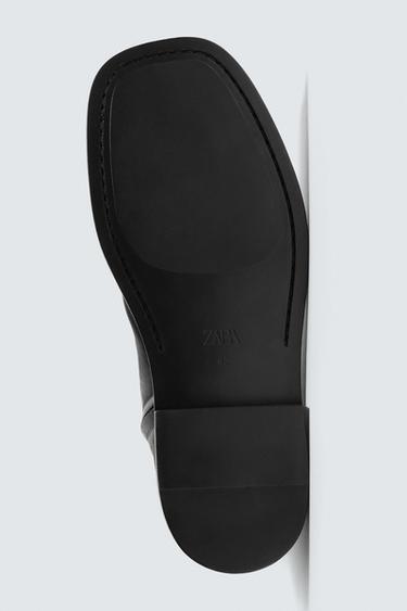 LIMITED EDITION LEATHER BOOTS - Black by Zara - Image 6