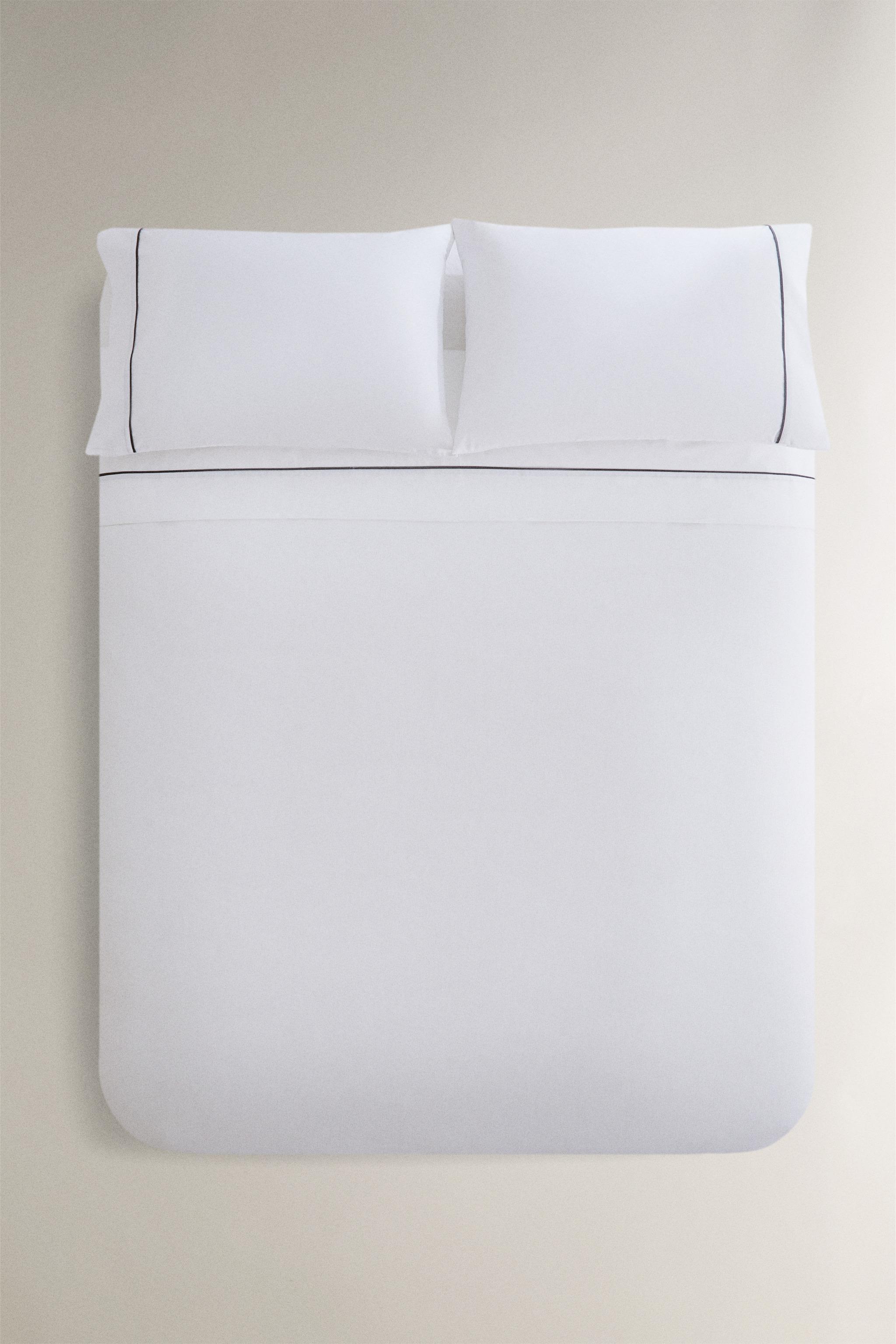 PIQUÉ PIPING DUVET COVER