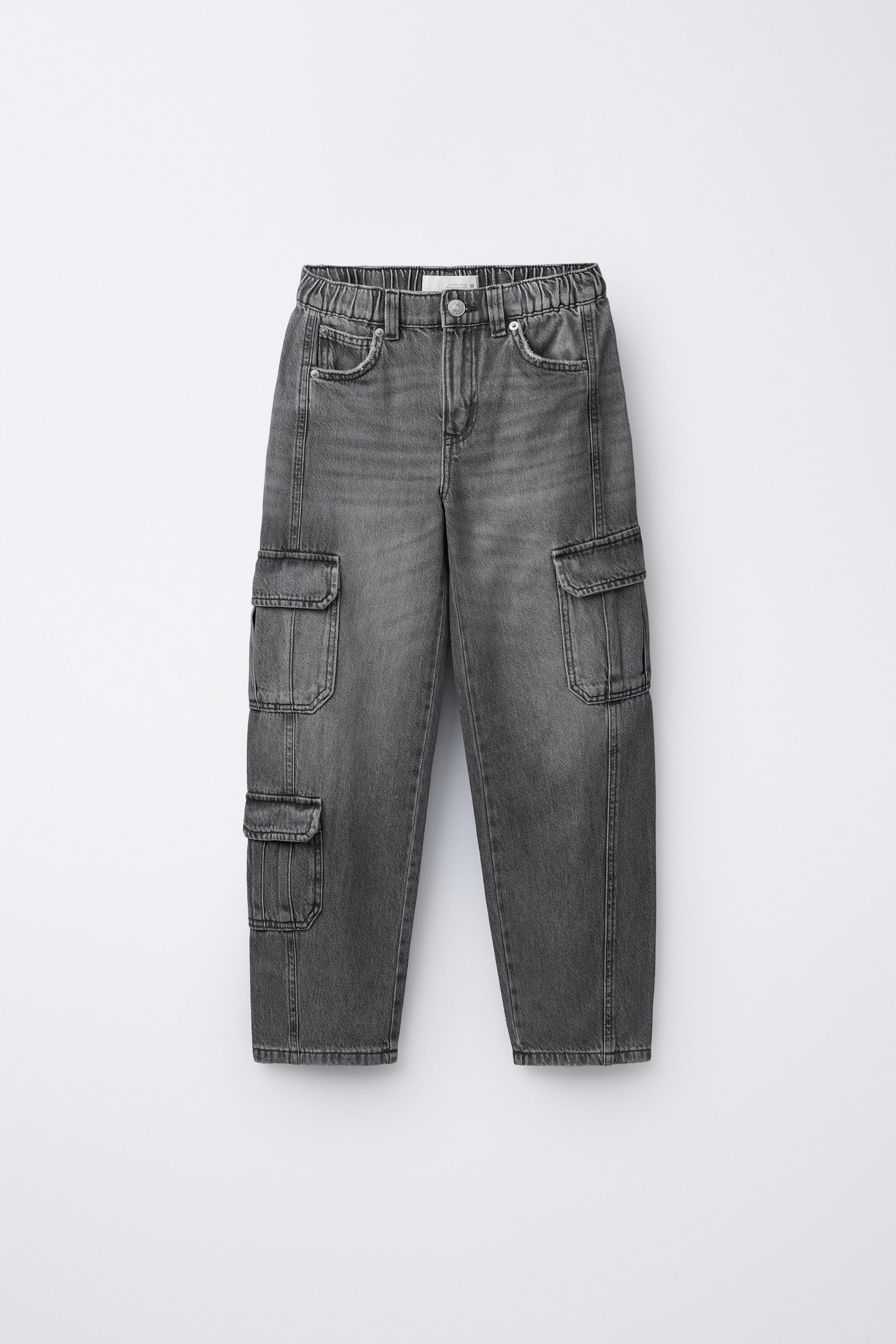 MULTI-CARGO JEANS - Grey | ZARA India