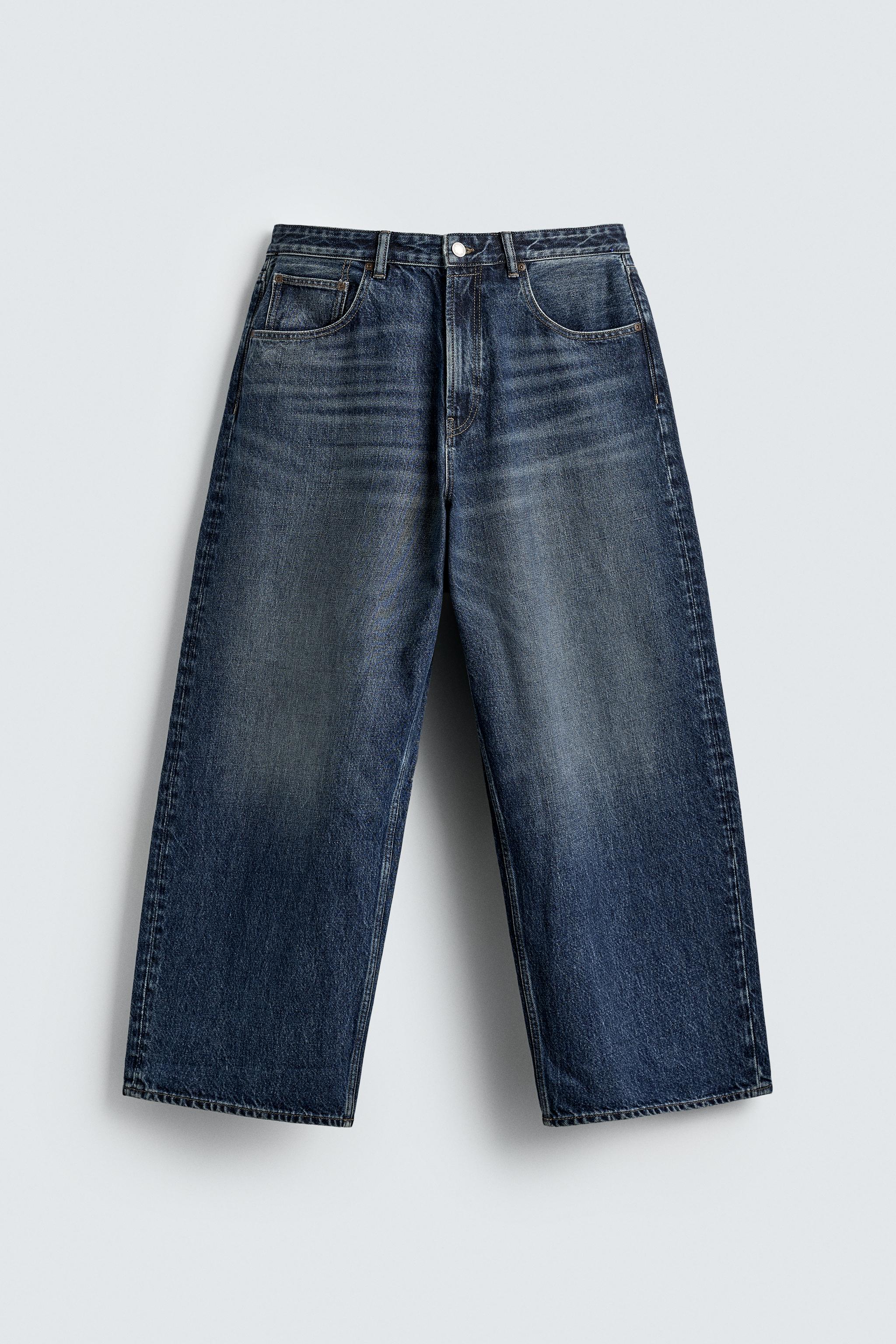 ZARA JEANS バルーンスリーブフィット スーパーバギーフィットジーンズ ZARA バルーンスリーブフィット デニム スーパーバギーフィット