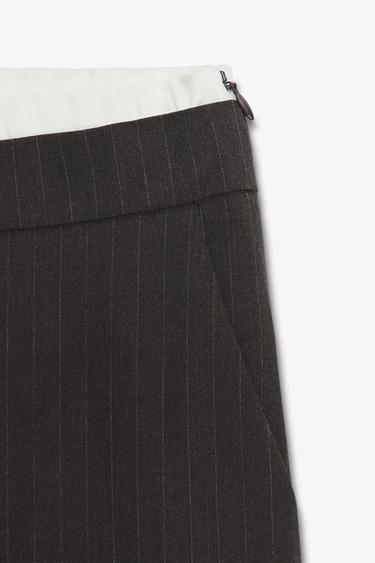 STRAIGHT-LEG TROUSERS WITH DOUBLE WAIST - 178 by Zara - Image 5