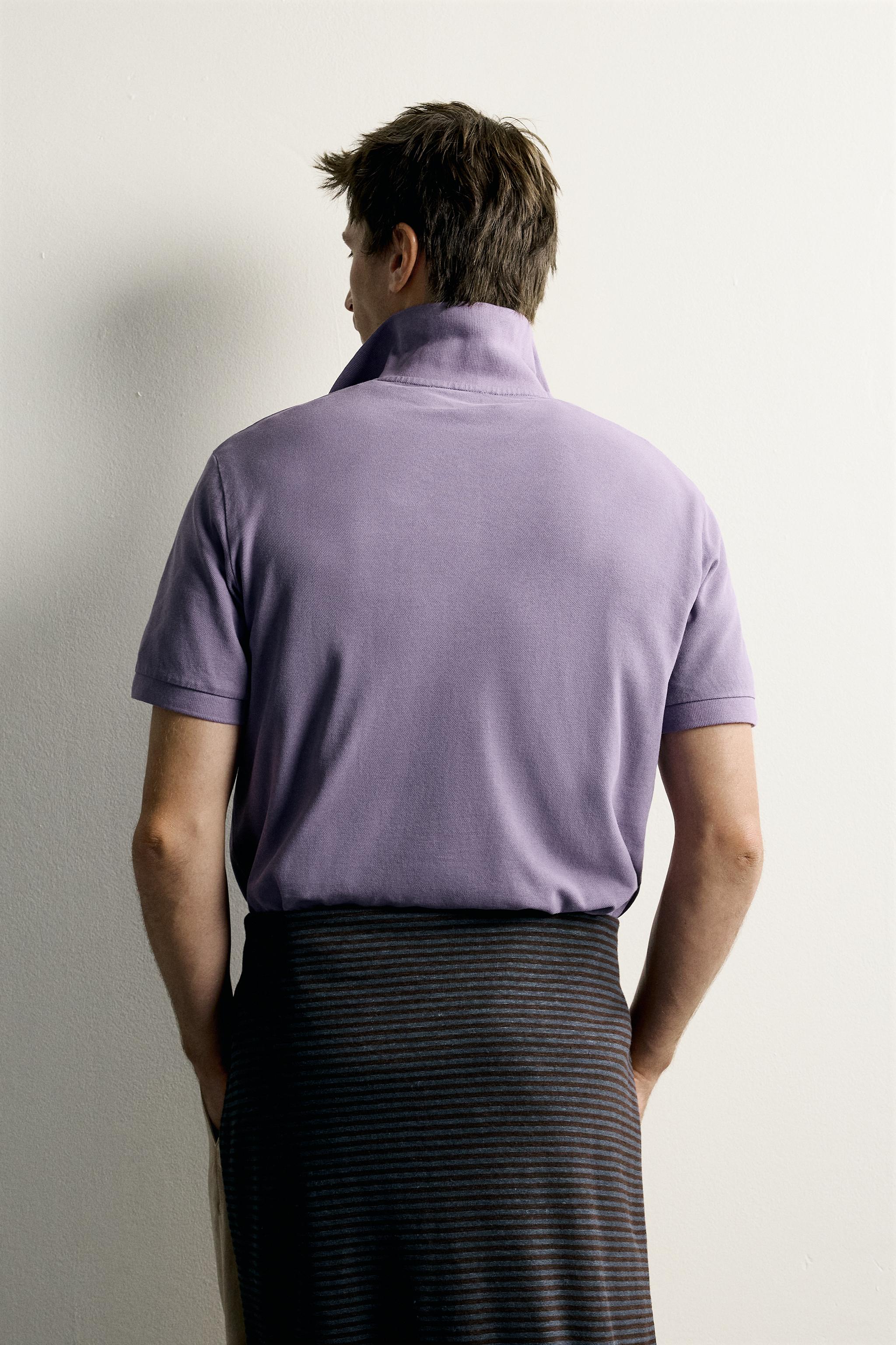 WASHED REGULAR FIT PIQUÉ POLO