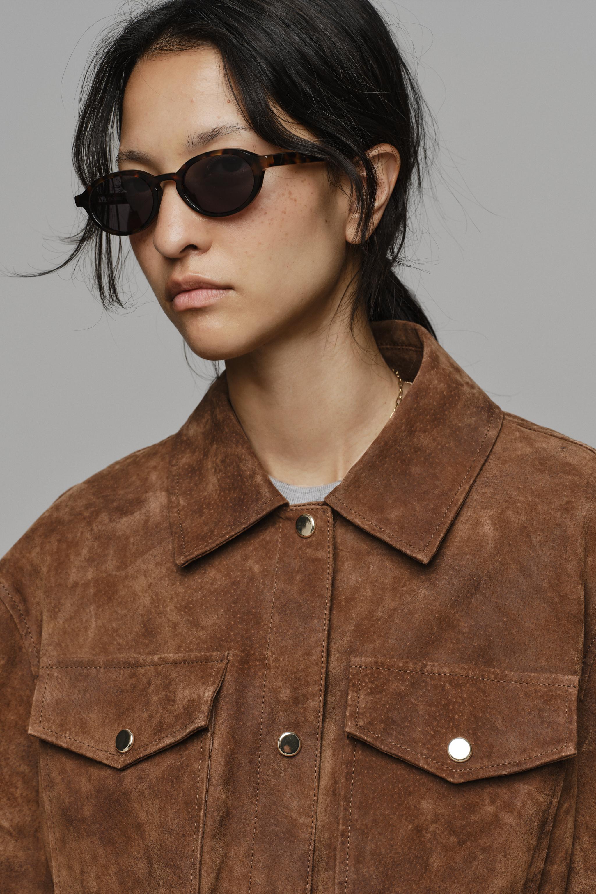 100% LEATHER BELTED JACKET