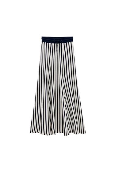LONG STRIPED SKIRT