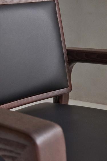 LOUNGE CHAIR 03 - Black / Brown by Zara - Image 3