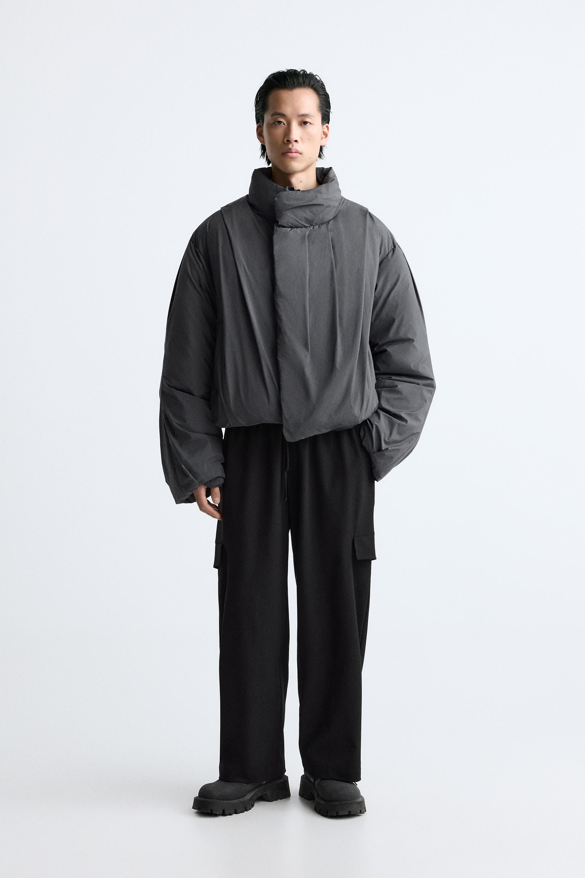 BOXY FIT 襯墊外套- 米色| ZARA Taiwan, China / 中國台灣