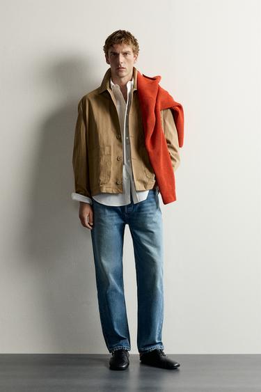 RELAXED-FIT-HEMDJACKE - Rosttöne von Zara - Bild 0