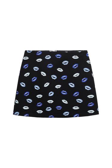 ZW COLLECTION PRINTED MINI SKIRT