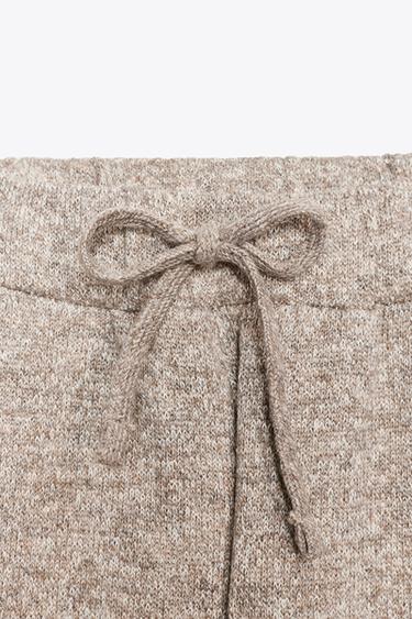 WIDE RUSTIC TROUSERS - Brown / Taupe by Zara - Image 6