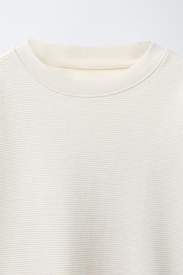 T-SHIRT OTTOMAN ÉTIQUETTE - Écru de Zara - Image 2