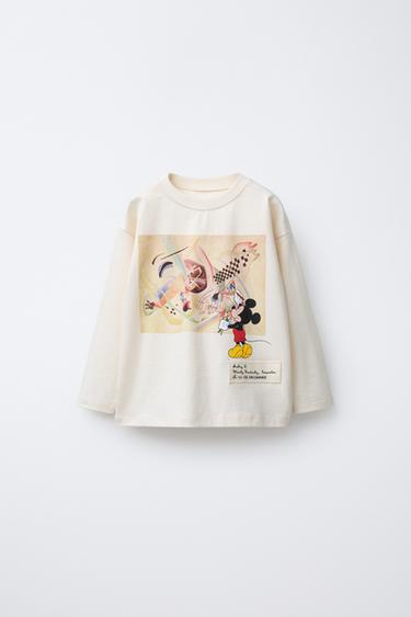 MICKEY MOUSE © DISNEY PRINTED T-SHIRT - Ecru by Zara - Image 0