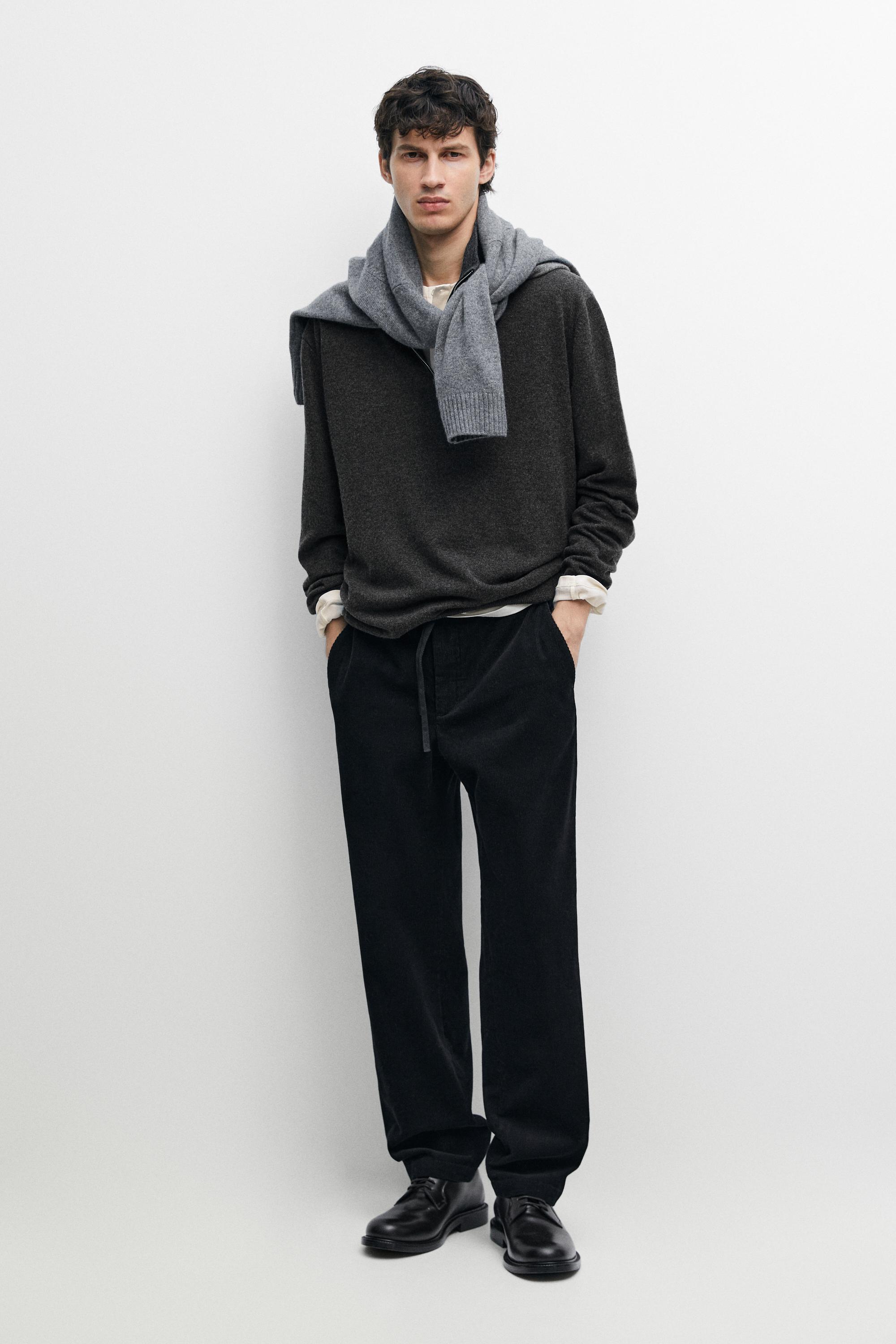 Corduroy jogger fit pants