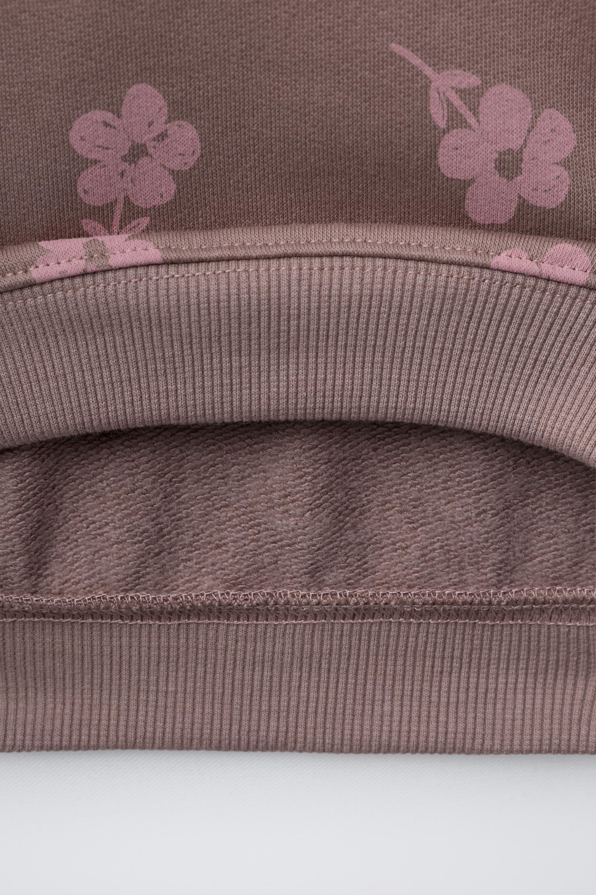 ENSEMBLE SWEAT-SHIRT ET LEGGING À FLEURS