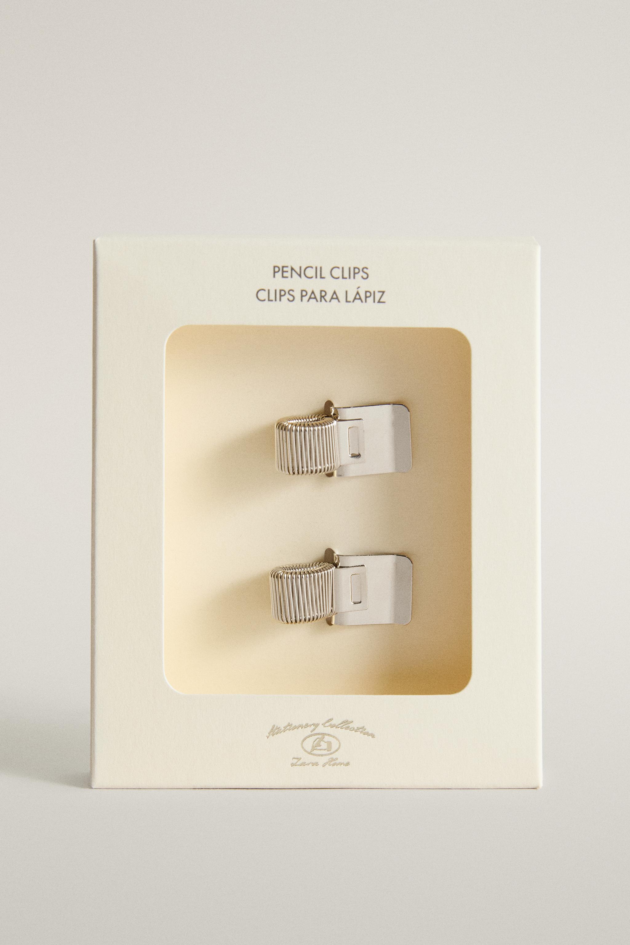 METAL PENCIL CLIPS (PACK OF 2)