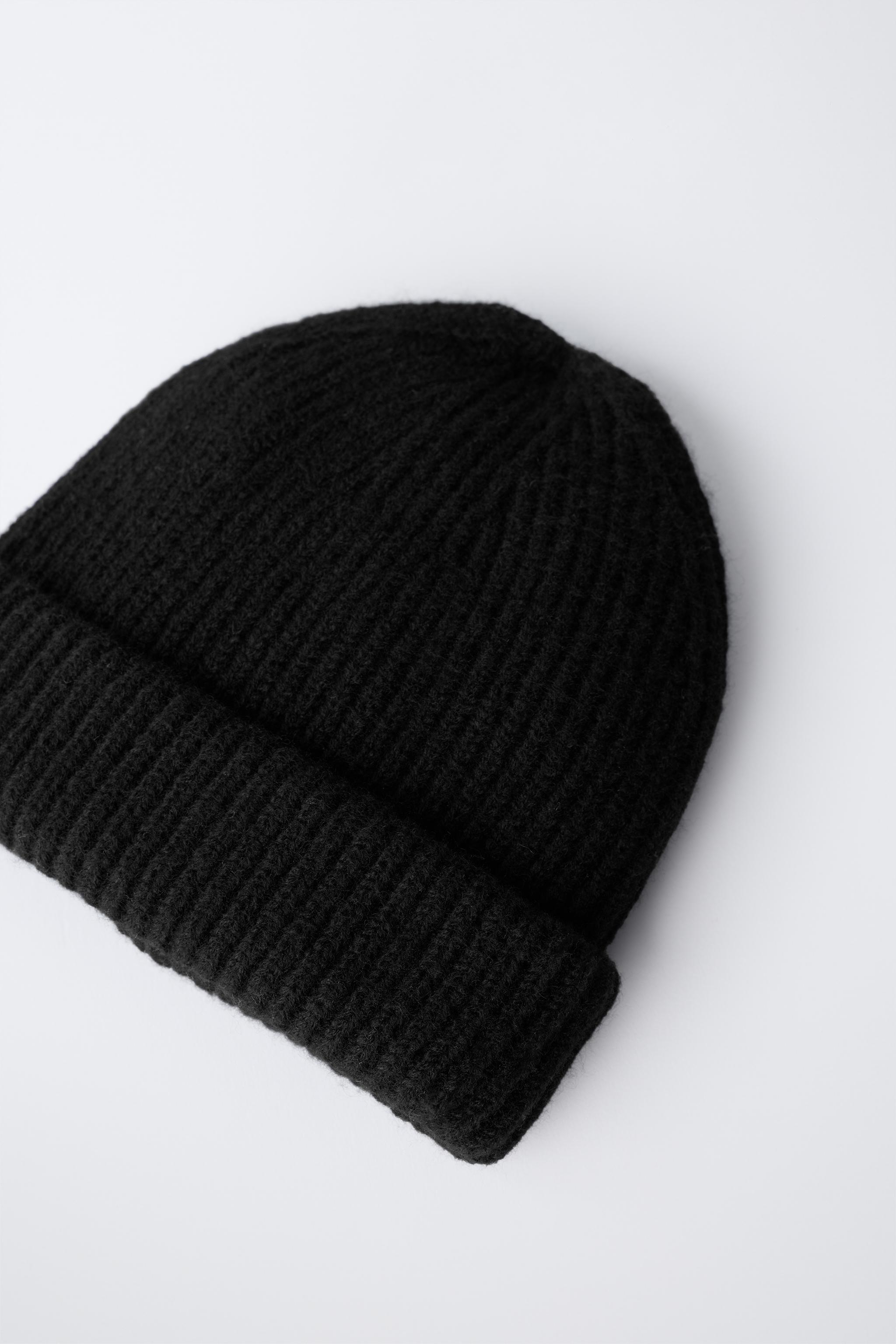 BASIC KNIT HAT - Black | ZARA United States