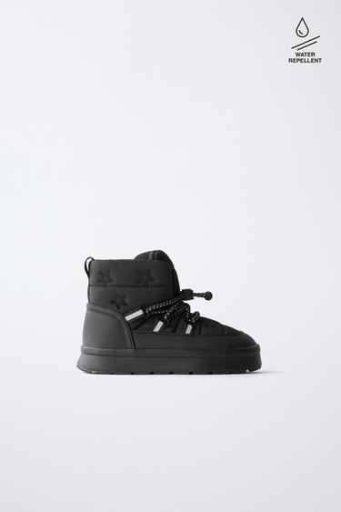 WATER-REPELLENT SNOW BOOTS - Black by Zara