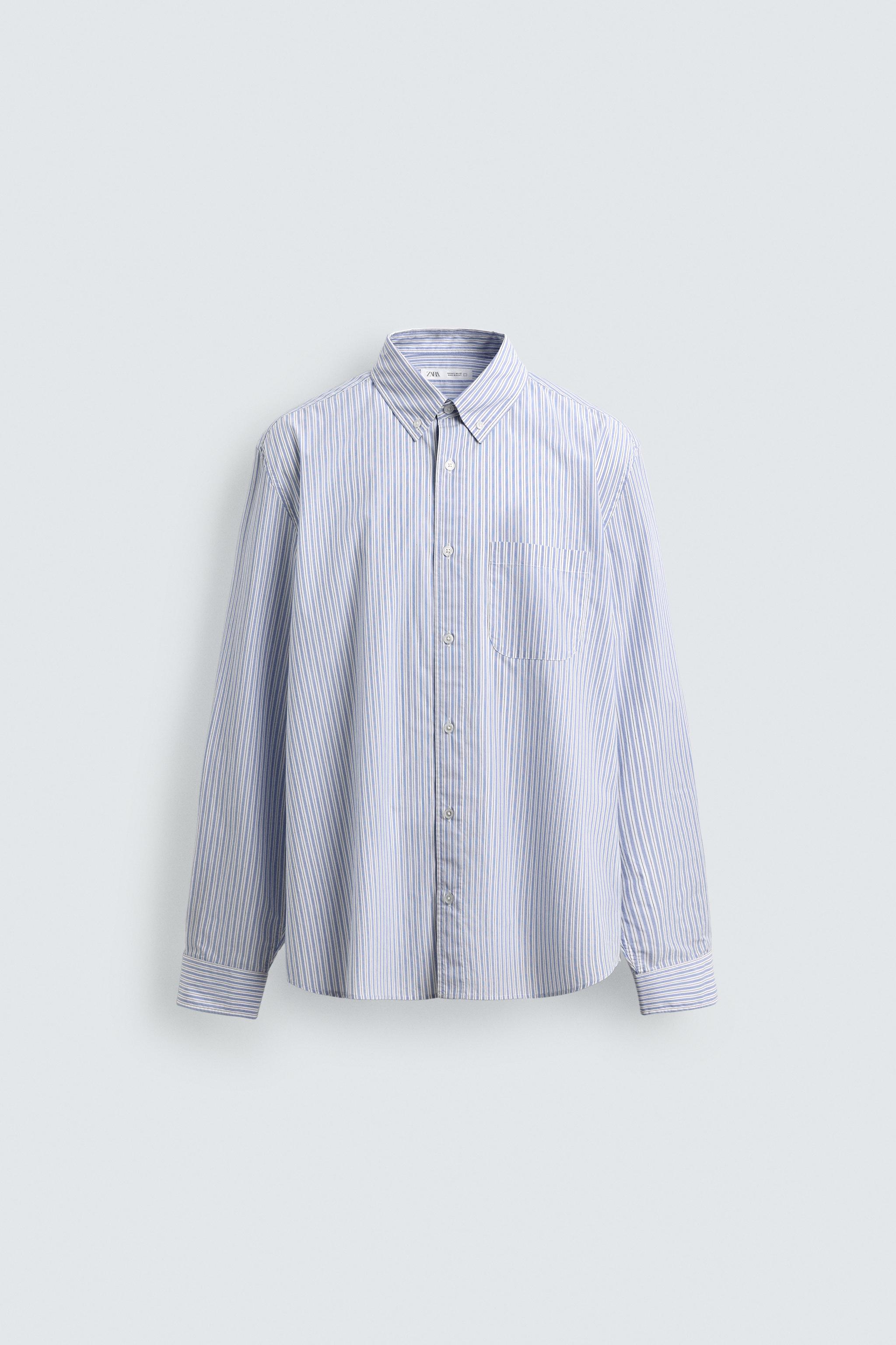 CHEMISE À RAYURES ET POCHE