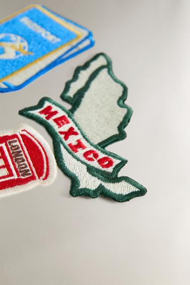 TRAVEL PATCHES SET (SET OF 4) - Multicoloured by Zara - Image 1
