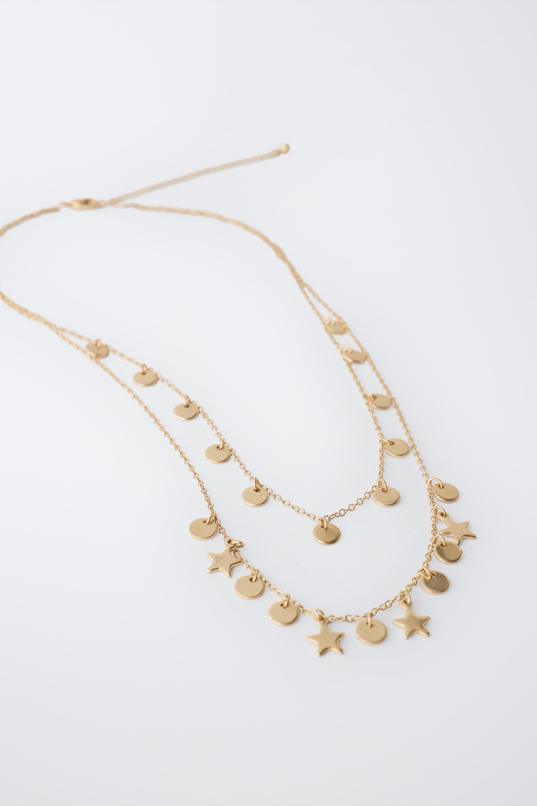 NECKLACE AND CHARM EARRINGS SET