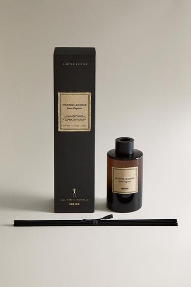 (500 ML) INCENSE LEATHER REED DIFFUSERS - Bronze by Zara - Image 1