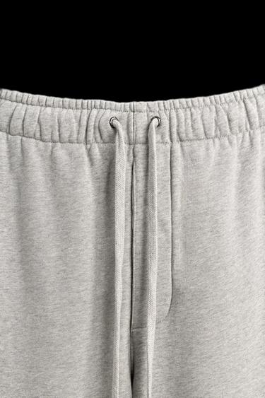 Zara WIDE FIT JOGGER PANTS X SR_A - Gray marl