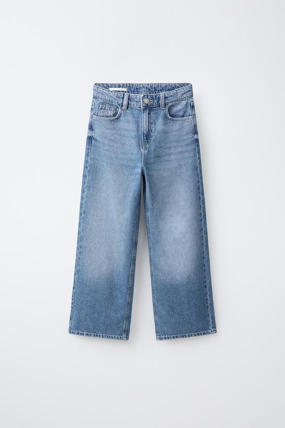 JEANS WIDE LEG - Azul de Zara - Imagen 0