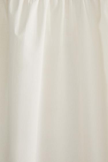 EMBROIDERED COTTON NIGHTDRESS - Ecru by Zara - Image 3