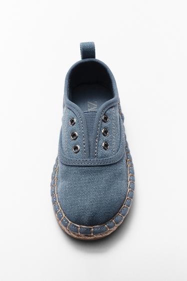 Zara JUTE SHOES - Blue