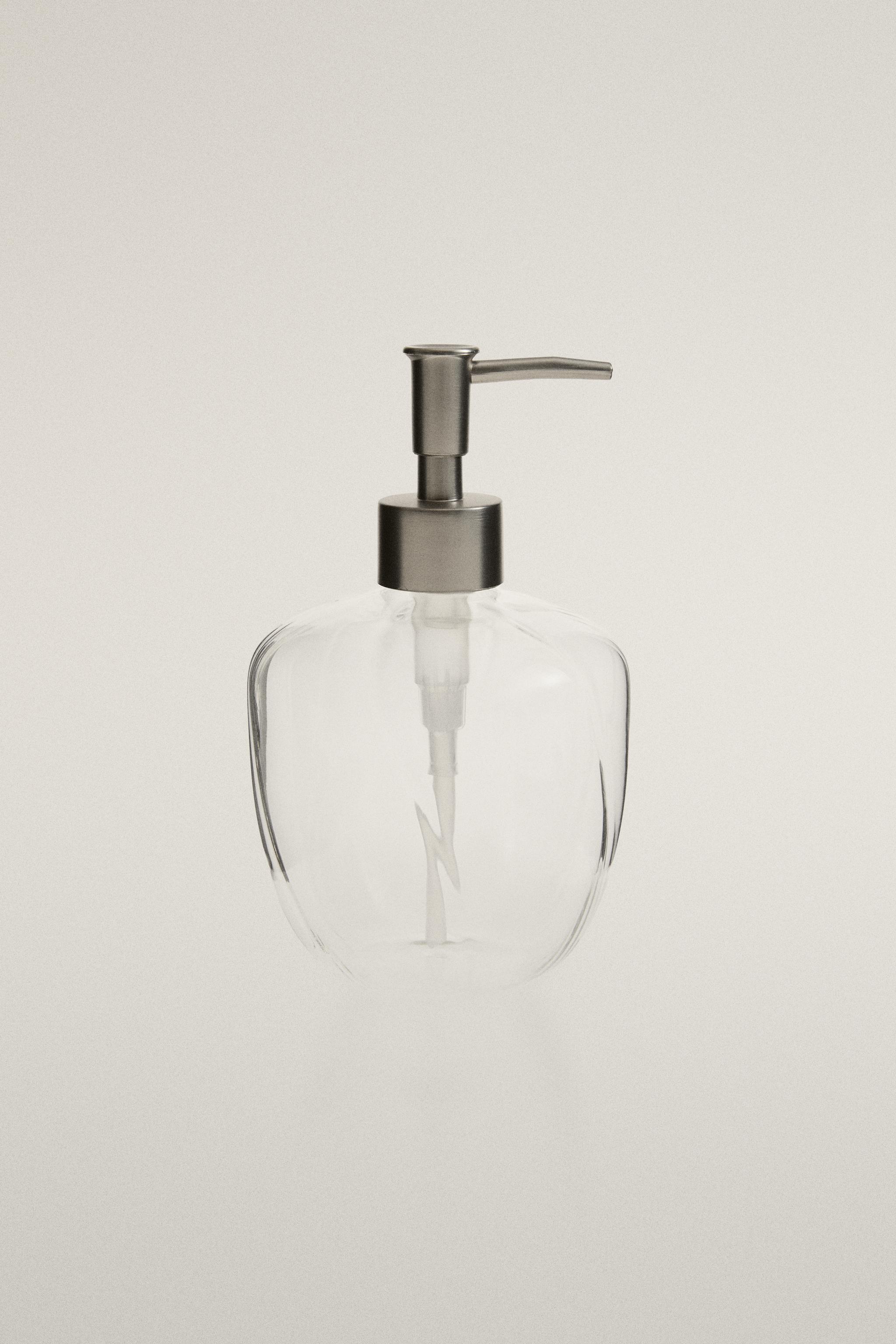 BOROSILICATE BATHROOM SOAP DISPENSER