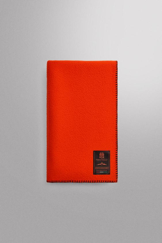 COUVERTURE POLAIRE MANTECO® MÉLANGE LAINE - Rouge / Orange de Zara - Image 0