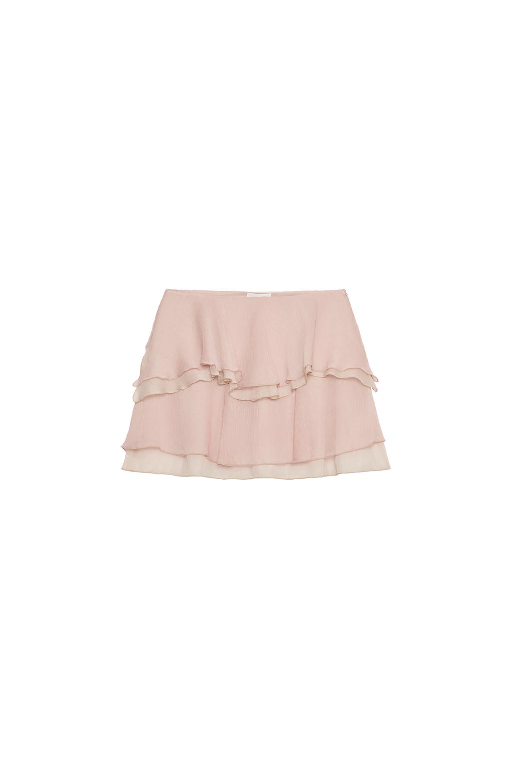 RUFFLED MINI SKIRT - image 3