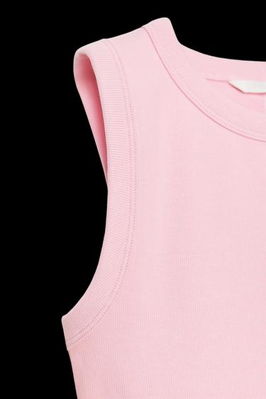 TOP RIB - Rosa de Zara