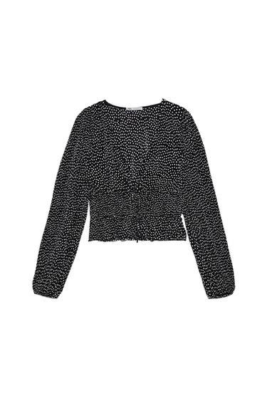PLEATED T-SHIRT