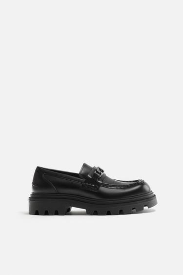 LOAFERS WITH APPLIQUÉ - Black by Zara