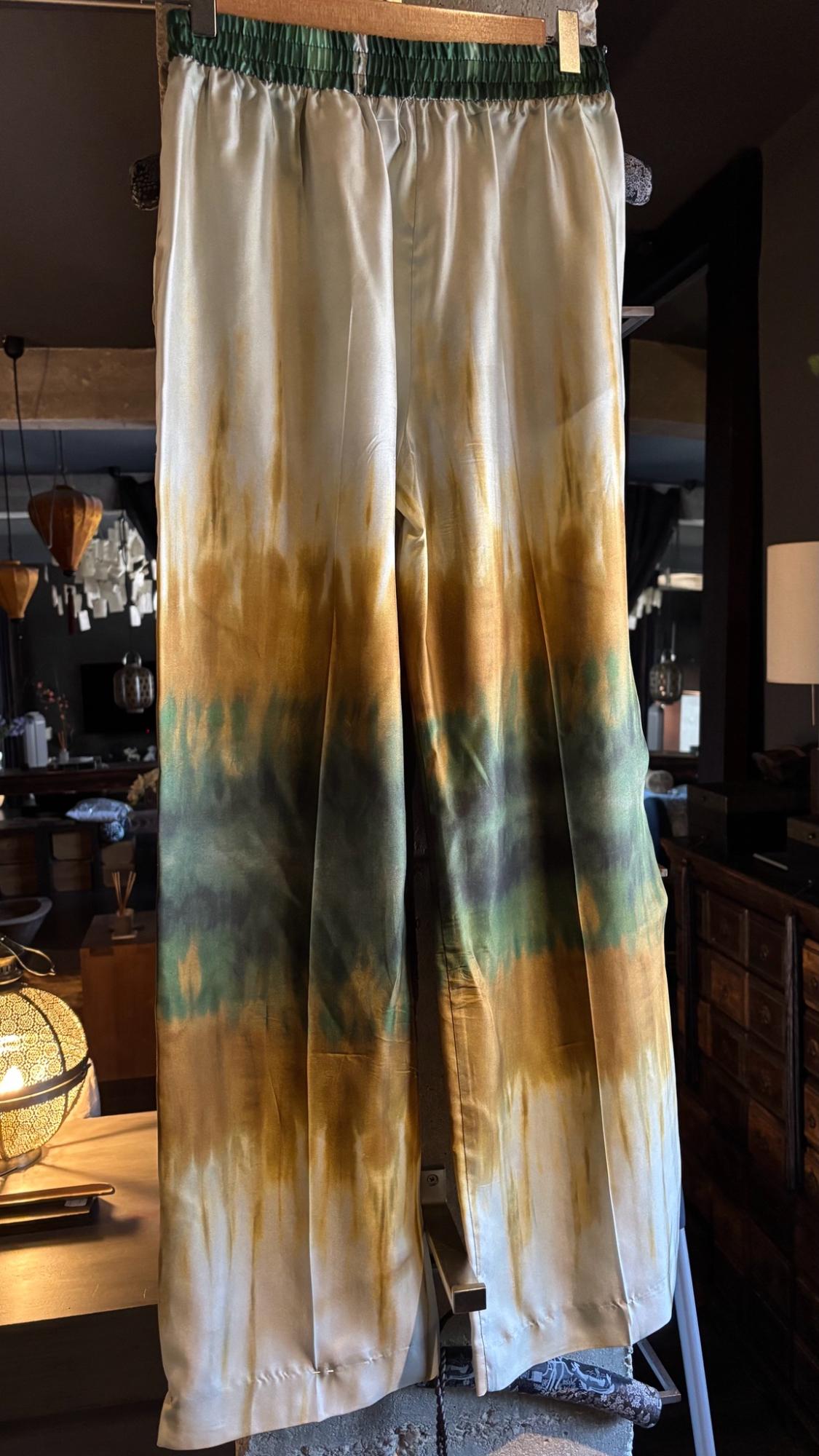 TIE-DYE SILK TROUSERS - Image 2