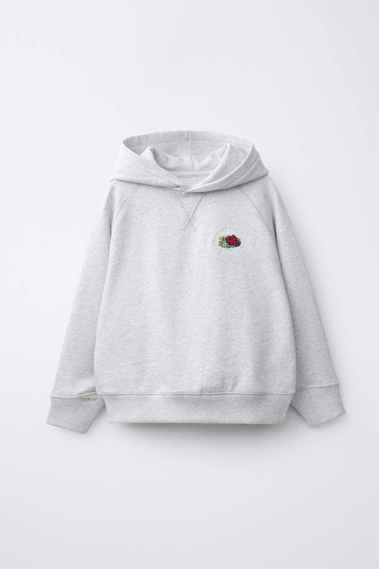 Sudadera capucha bordado fruit of the loom