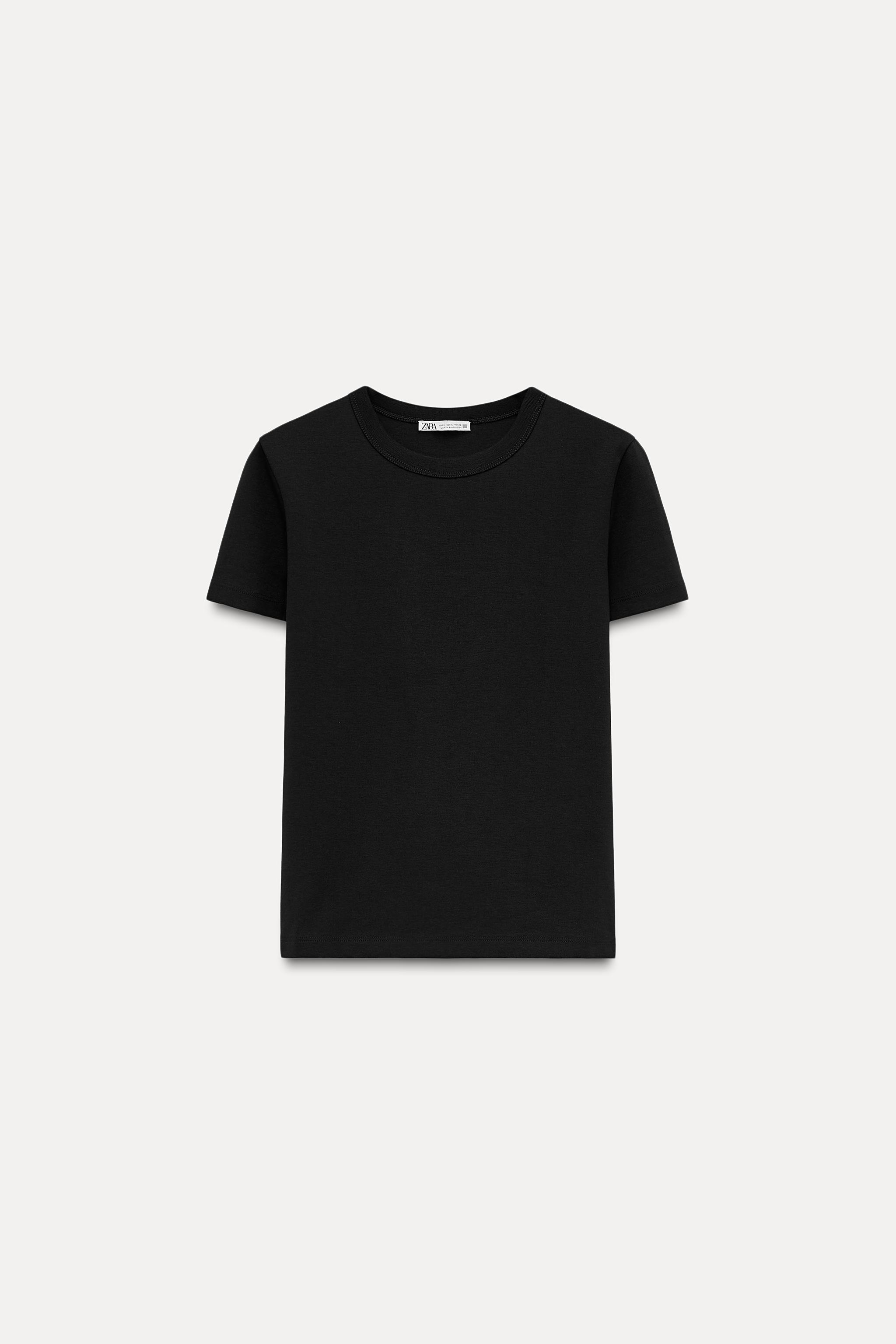 Tシャツ・カットソー Zara x Andersson Bell Graphic Patch T-Shirt Black 06224692800-e1.jpg?ts=