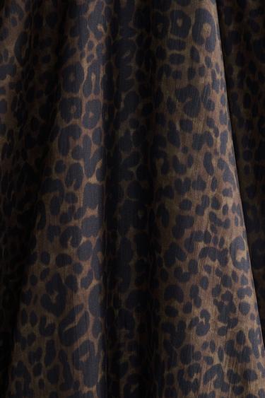 ROBE KAFTAN PLAGE IMPRIMÉ ANIMAL - Leopard de Zara - Image 3