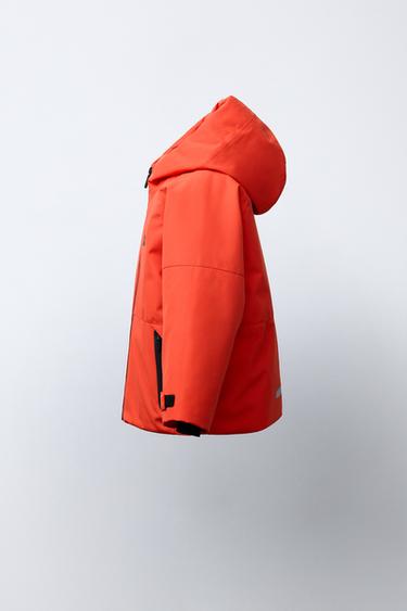WATERPROOF AND WINDPROOF JACKET RECCO® SYSTEM SKI COLLECTION - Orange by Zara - Image 2