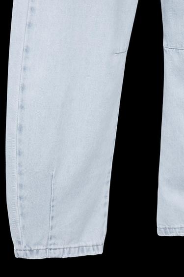 JEANS RELAXED BALLOON - Blau von Zara