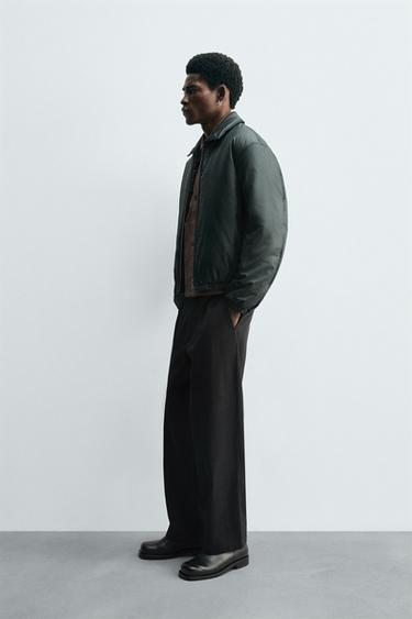 TECHNICAL QUILTED JACKET - Dark green by Zara - Image 3