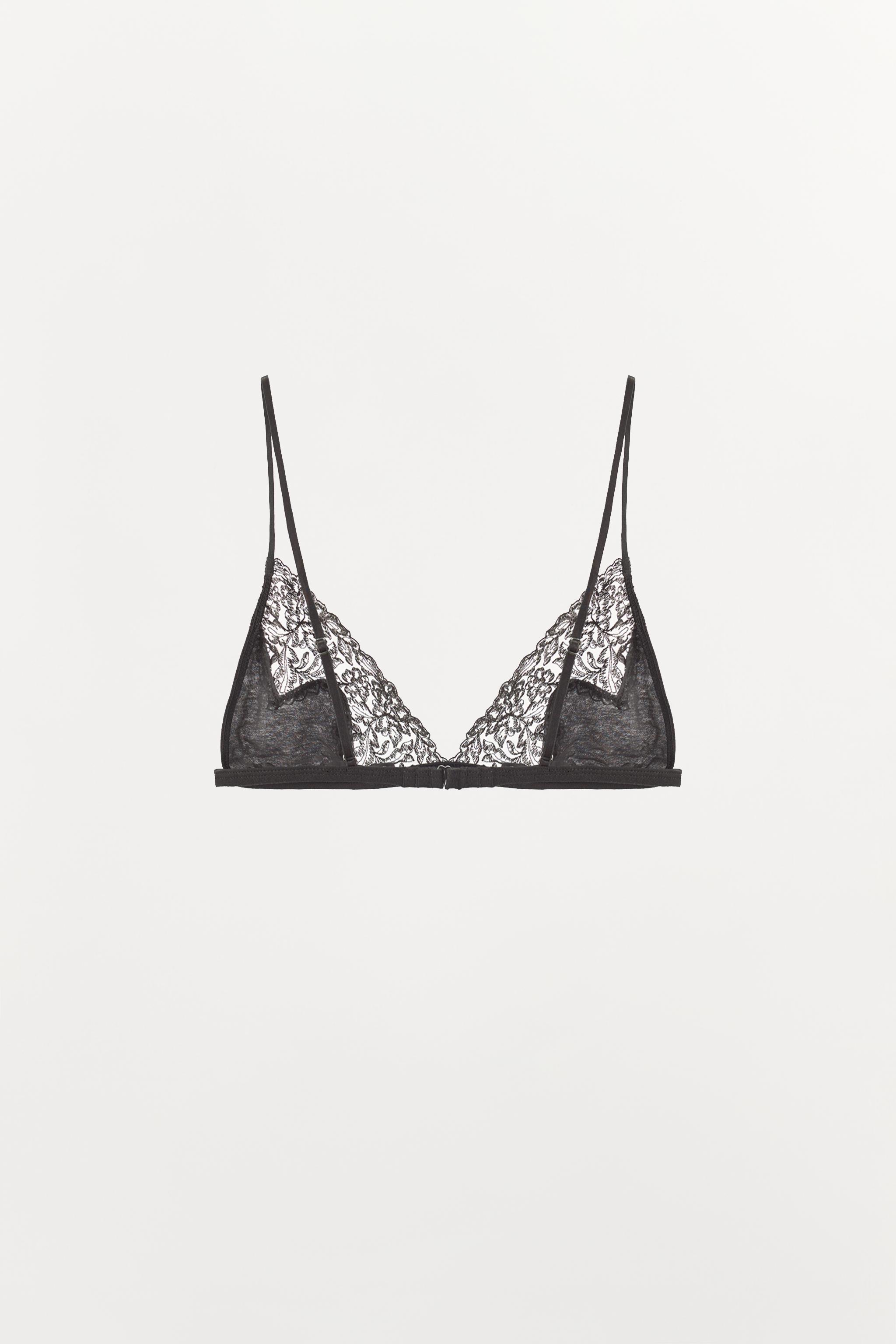 SILK LACE TRIANGLE BRA