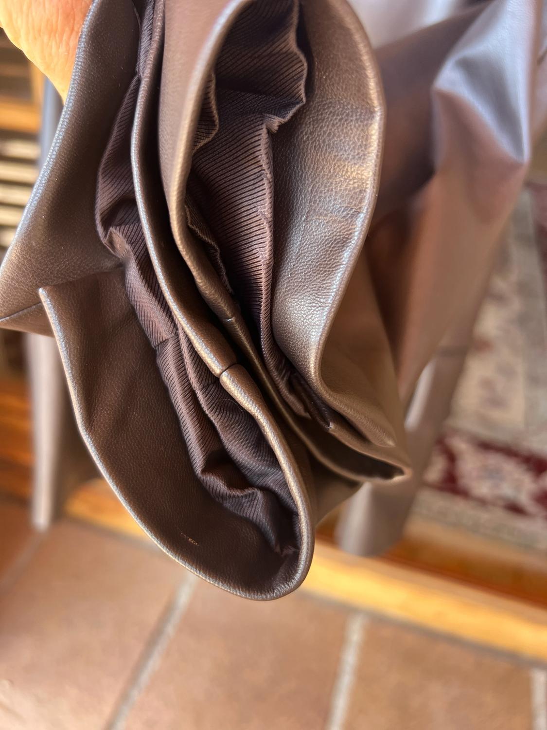 FAUX LEATHER STRAIGHT BLAZER - Image 3