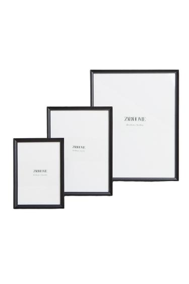BLACK METAL PHOTO FRAME - Black by Zara