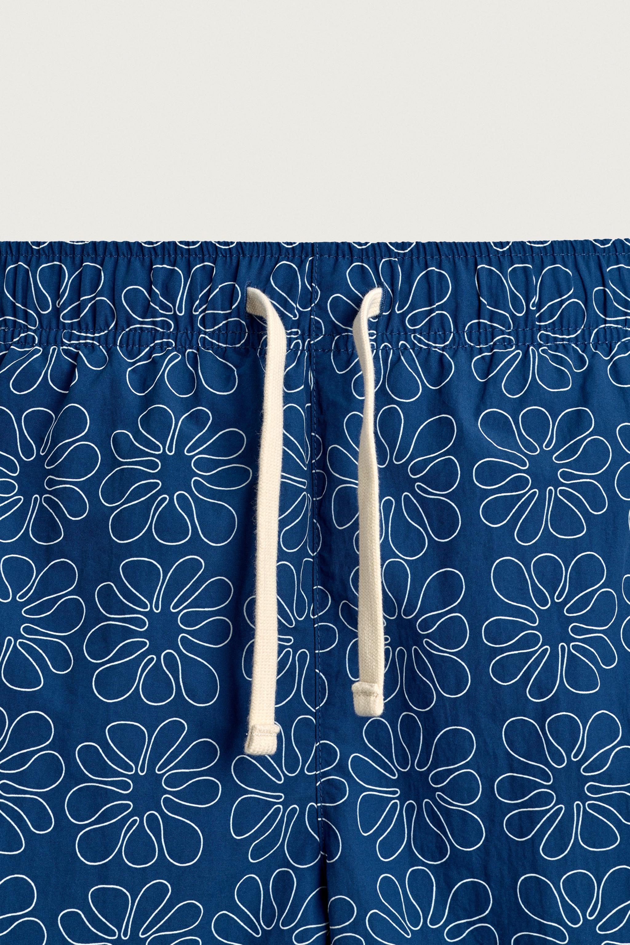 MAILLOT DE BAIN LONG À IMPRIMÉ FLEURS