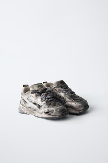 BASKETS LOGO - Argent de Zara - Image 2