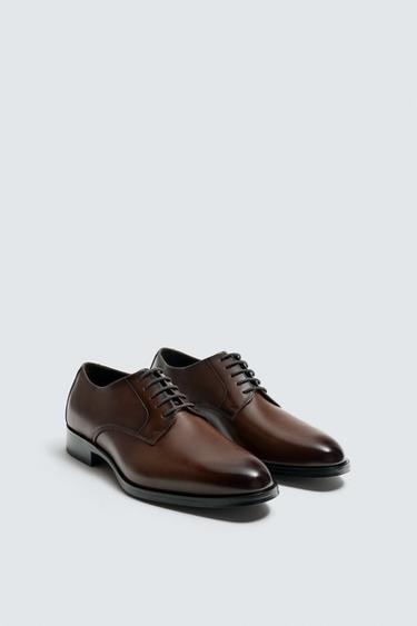 ZAPATO VESTIR - Marrón de Zara