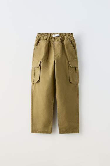 بنطلون CARGO RIPSTOP - كاكي الخاص بـ Zara - صورة 0