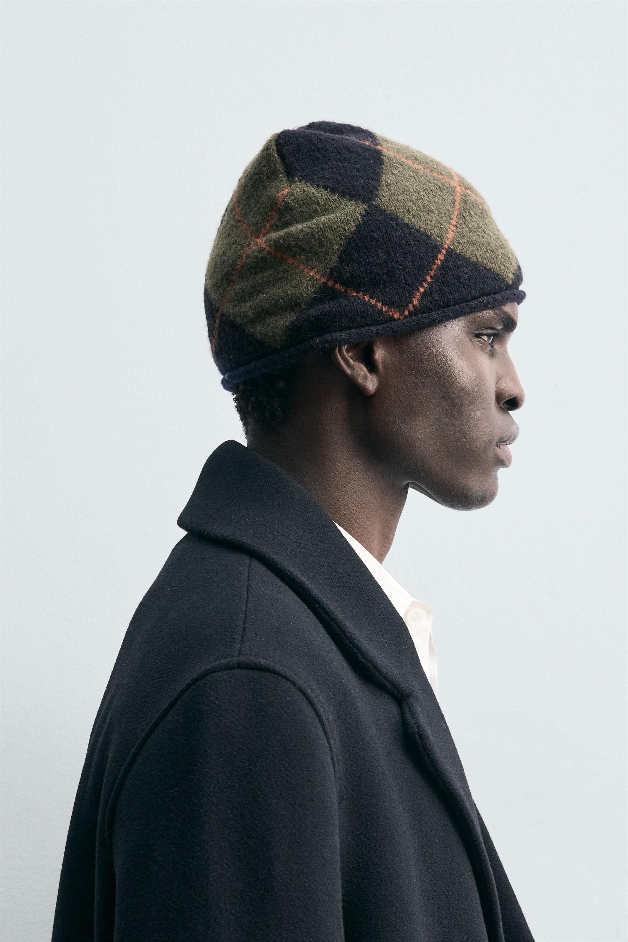 BONNET BEANIE JACQUARD LOSANGES