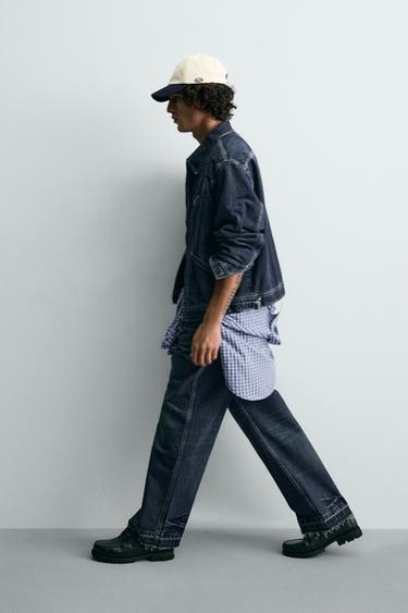 JEAN COUPE DÉCONTRACTÉE AVEC PIÈCE FORD © - Bleu de Zara - Image 5